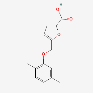 5-[(2,5-Dimethylphenoxy)methyl]furan-2-carboxylic acid