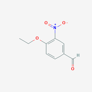 molecular formula C9H9NO4 B159400 4-Ethoxy-3-nitrobenzaldehyde CAS No. 132390-61-5