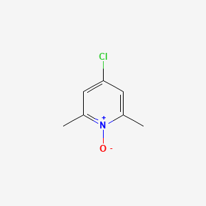 molecular formula C7H8ClNO B1594001 4-Chloro-2,6-dimethylpyridine 1-oxide CAS No. 697-92-7