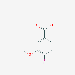molecular formula C9H9FO3 B1594003 Methyl 4-fluoro-3-methoxybenzoate CAS No. 74385-37-8