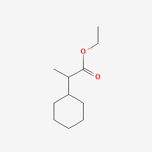 molecular formula C11H20O2 B1594010 Ethyl 2-cyclohexylpropionate CAS No. 2511-00-4