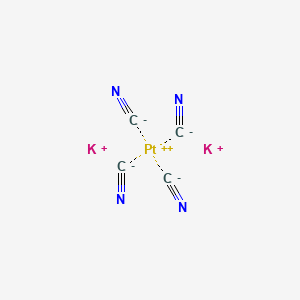 molecular formula C4K2N4Pt B1594014 Potassium tetracyanoplatinate CAS No. 562-76-5
