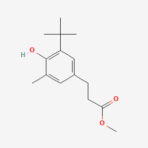 Benzenepropanoic acid, 3-(1,1-dimethylethyl)-4-hydroxy-5-methyl-, methyl ester