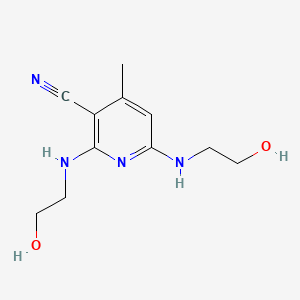 2,6-Bis[(2-hydroxyethyl)amino]-4-methylnicotinonitrile
