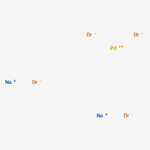 molecular formula Br4Na2Pd B1594026 Disodium tetrabromopalladate(2-) CAS No. 50495-13-1