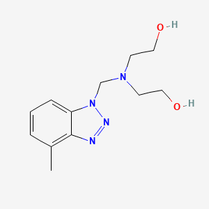molecular formula C12H18N4O2 B1594029 2,2'-[[(4-Methyl-1H-benzotriazol-1-YL)methyl]imino]bisethanol CAS No. 80584-89-0