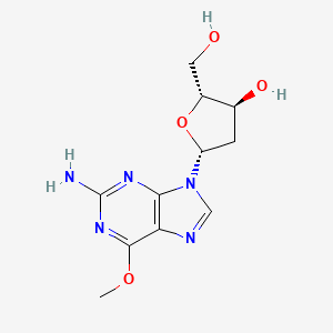 molecular formula C11H15N5O4 B1594034 6-O-Methyldeoxyguanosine CAS No. 964-21-6