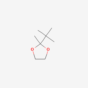molecular formula C8H16O2 B1594053 2-tert-Butyl-2-methyl-1,3-dioxolane CAS No. 6135-54-2