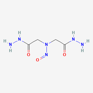 N,N-bis(2-hydrazinyl-2-oxoethyl)nitrous amide