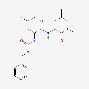 Methyl 4-methyl-2-[[4-methyl-2-(phenylmethoxycarbonylamino)pentanoyl]amino]pentanoate