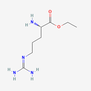 molecular formula C8H18N4O2 B1594075 Arginine, ethyl ester CAS No. 28696-31-3
