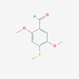 2,5-Dimethoxy-4-(methylsulfanyl)benzaldehyde