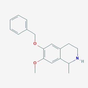 6-benzyloxy-7-methoxy-1-methyl-1,2,3,4-Tetrahydroisoquinoline