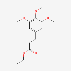 molecular formula C14H20O5 B1594082 Ethyl 3-(3,4,5-trimethoxyphenyl)propionate CAS No. 70311-20-5