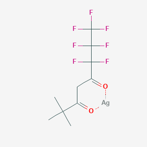 6,6,7,7,8,8,8-Heptafluoro-2,2-dimethyloctane-3,5-dione;silver