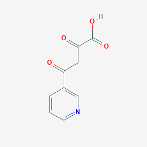 molecular formula C9H7NO4 B1594102 2,4-二氧代-4-吡啶-3-基丁酸 CAS No. 394655-14-2