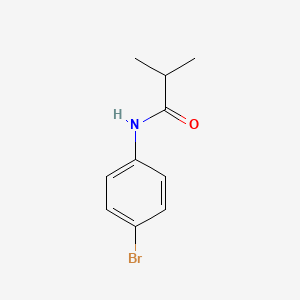 molecular formula C10H12BrNO B1594108 N-(4-bromophenyl)-2-methylpropanamide CAS No. 7160-08-9
