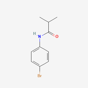 molecular formula C10H12BrNO B1594108 Propanamide, N-(4-bromophenyl)-2-methyl- CAS No. 7160-08-9