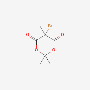 molecular formula C7H9BrO4 B1594109 5-Bromo-2,2,5-trimethyl-1,3-dioxane-4,6-dione CAS No. 34817-42-0