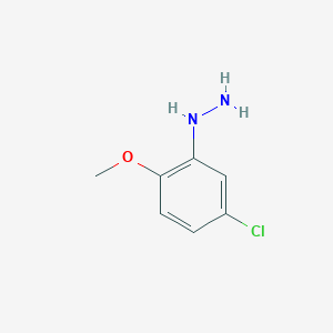 molecular formula C7H9ClN2O B1594111 (5-氯-2-甲氧基苯基)肼 CAS No. 202823-24-3
