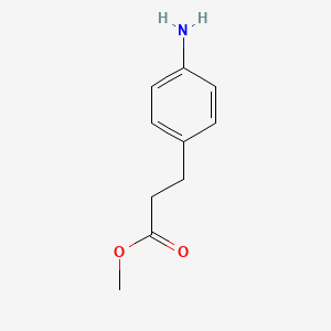 molecular formula C10H13NO2 B1594114 甲基3-(4-氨基苯基)丙酸酯 CAS No. 35418-07-6
