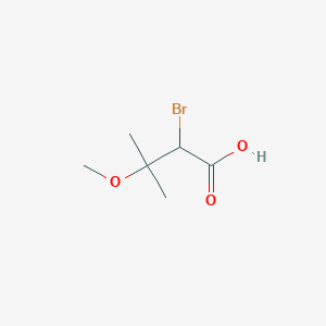 molecular formula C6H11BrO3 B1594117 2-Bromo-3-methoxy-3-methylbutanoic acid CAS No. 75974-47-9