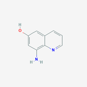 molecular formula C9H8N2O B1594119 8-氨基喹啉-6-醇 CAS No. 7402-16-6