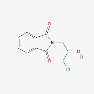 molecular formula C11H10ClNO3 B1594125 2-(3-Chloro-2-hydroxypropyl)isoindoline-1,3-dione CAS No. 19667-37-9