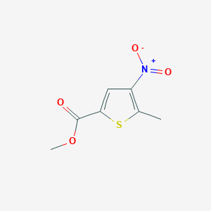 molecular formula C7H7NO4S B1594128 Methyl 5-methyl-4-nitrothiophene-2-carboxylate CAS No. 56921-01-8
