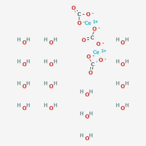 molecular formula C3H30Ce2O24 B1594138 Carbonic acid, cerium(3+) salt (3:2), pentadecahydrate CAS No. 5853-16-7