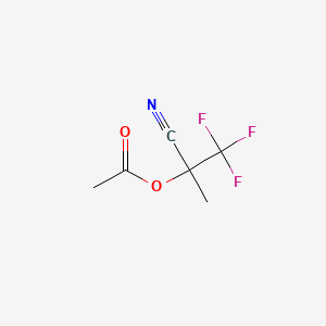 3,3,3-Trifluoro-2-methyllactonitrile acetate