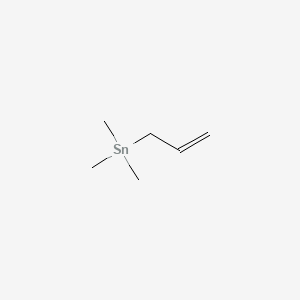 molecular formula C6H14Sn B1594162 Stannane, trimethyl-2-propenyl- CAS No. 762-73-2