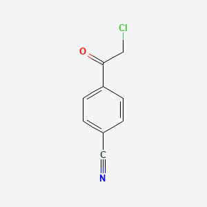 molecular formula C9H6ClNO B1594178 4-(2-chloroacetyl)benzonitrile CAS No. 40805-50-3