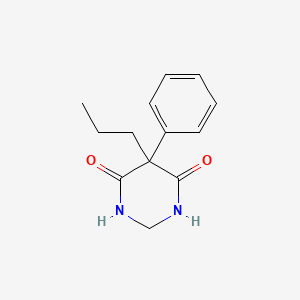 molecular formula C13H16N2O2 B1594189 Dihydro-5-phenyl-5-propyl-4,6(1H,5H)-pyrimidinedione CAS No. 59026-31-2