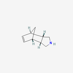 molecular formula C9H13N B1594198 (1R,2S,6R,7S)-4-azatricyclo[5.2.1.0~2,6~]dec-8-ene CAS No. 5263-68-3