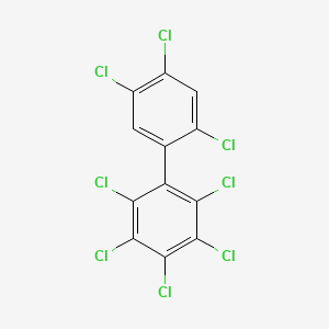 molecular formula C12H2Cl8 B1594208 2,2',3,4,4',5,5',6-Octachlorobiphenyl CAS No. 52663-76-0