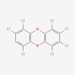 molecular formula C12HCl7O2 B1594210 1,2,3,4,6,7,9-Heptachlorodibenzo-P-dioxin CAS No. 58200-70-7