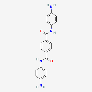 molecular formula C20H18N4O2 B1594217 n,n'-Bis(4-aminophenyl)terephthalamide CAS No. 34066-75-6