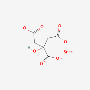molecular formula C6H5O7Sr- B1594227 Strontium citrate CAS No. 40182-75-0