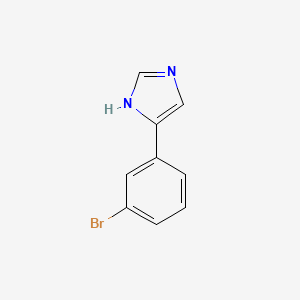 molecular formula C9H7BrN2 B1594229 5-(3-Bromophenyl)-1h-imidazole CAS No. 53848-00-3
