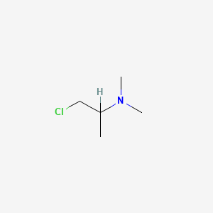 molecular formula C5H12ClN B1594235 1-Chloro-N,N-dimethyl-2-propylamine CAS No. 53309-35-6