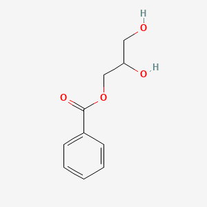 molecular formula C10H12O4 B1594241 2,3-Dihydroxypropyl benzoate CAS No. 3376-59-8