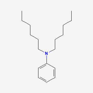 molecular formula C18H31N B1594244 N,N-二己基苯胺 CAS No. 4430-09-5