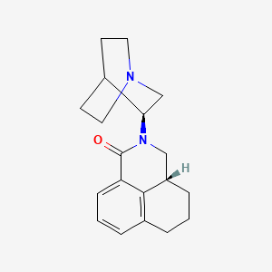 molecular formula C19H24N2O B1594250 Palonosetron, (3aR)- CAS No. 135729-73-6
