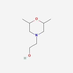 molecular formula C8H17NO2 B1594252 2-(2,6-Dimethyl-4-morpholinyl)ethanol CAS No. 73813-49-7