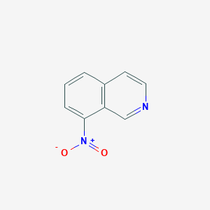 molecular formula C9H6N2O2 B1594253 8-Nitroisoquinoline CAS No. 7473-12-3