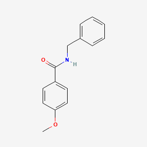 molecular formula C15H15NO2 B1594255 N-benzyl-4-methoxybenzamide CAS No. 7465-87-4