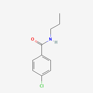 molecular formula C10H12ClNO B1594256 4-氯-N-丙基苯甲酰胺 CAS No. 7461-32-7