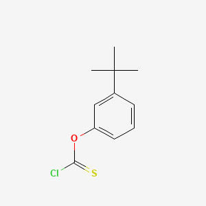 molecular formula C11H13ClOS B1594269 3-(tert-Butyl)phenyl carbonochloridothioate CAS No. 97986-06-6