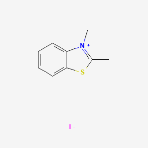 molecular formula C9H10INS B1594270 2,3-Dimethylbenzothiazolium iodide CAS No. 2785-06-0